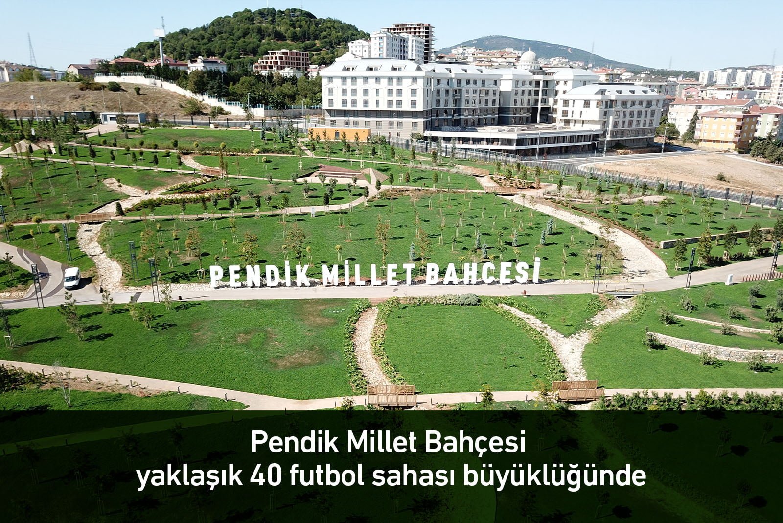 Pendik Millet Bahçesi açıldı. Haftanın her günü 09.30 ila 24.00 saatlerinde hizmet veren millet bahçesi;deniz