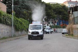ilaçlama çalışmaları
