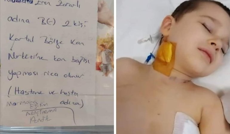 Ameliyat Sonrası Acil B Rh (-) Negatif Kan İhtiyacı Devam Ediyor!