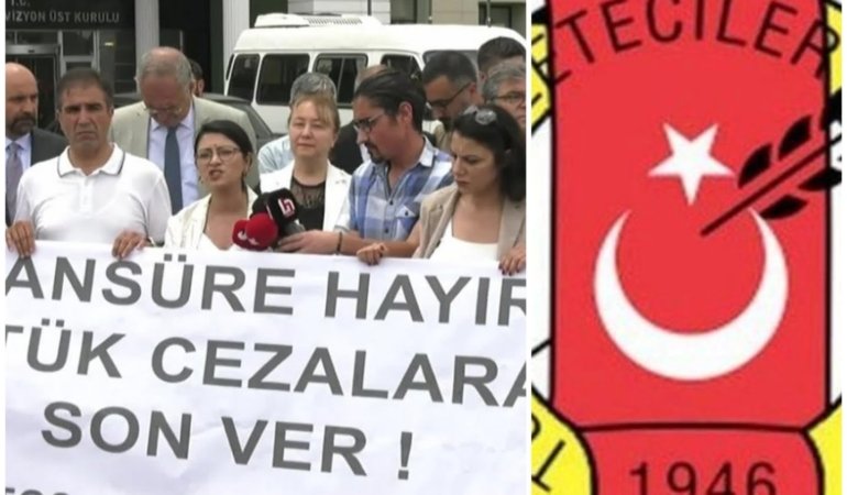 Gazeteciler RTÜK Yasaklarını Protesto Etti