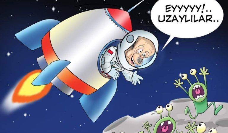 Şimdi uzaylılar düşünsün!..