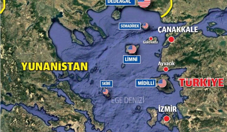 Türkiye, ABD ve Yunanistan’a NOTA Verdi: Ege Adalarına ABD’nin Askeri Sevkiyatı Sürüyor