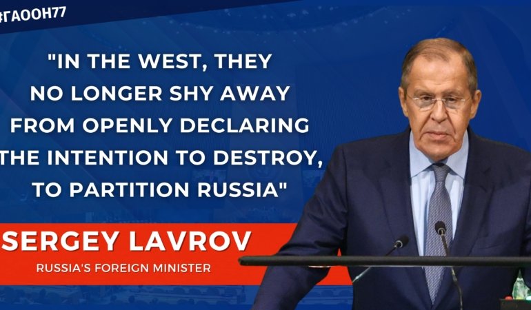 Sergey LAVROV: Rusya’yı Bölmek İstiyorlar