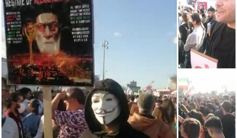 Masha Amini Protestosu İstanbul’da Yapıldı. Şeriatçı İran Rejimi Protesto Edildi.