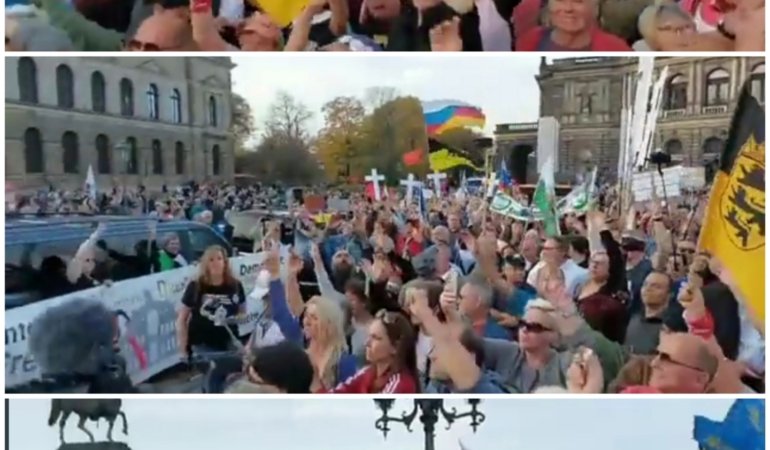 Almanya’da Rusya Yaptırımları Protesto Edildi: Açlıktan ve Donarak Ölmek İstemiyoruz!