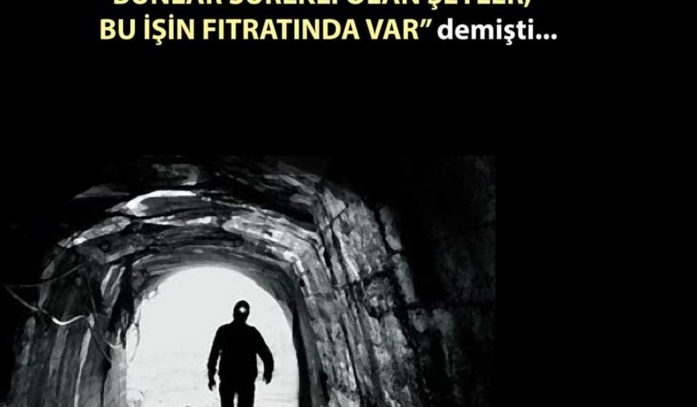 Öznur Kalender, MADEN İŞÇİLERİNİ Çizdi…