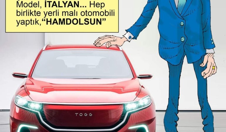 Öznur KALENDER Yerli Otomobili Çizdi: Yerli Malı, Yurdun Malı…