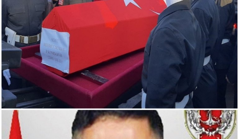 Şehit Binbaşı Son Yolculuğuna Uğurlandı