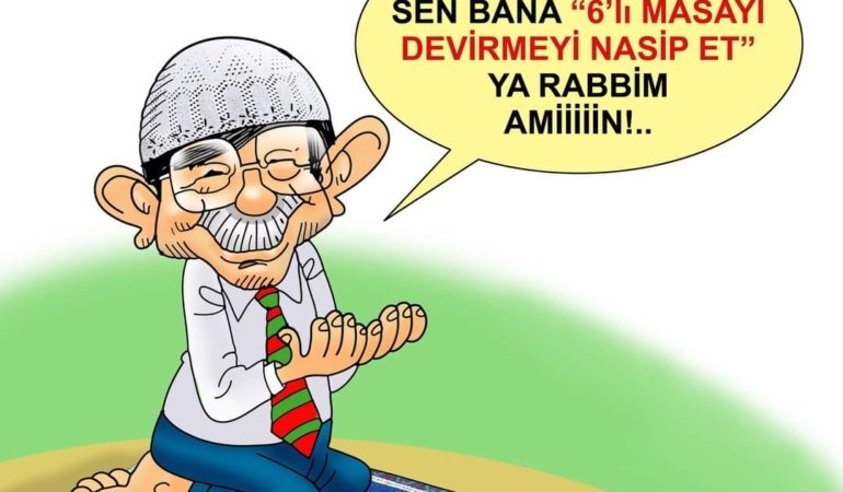 Öznur KALENDER, Ahmet DAVUTOĞLU’nu Çizdi!