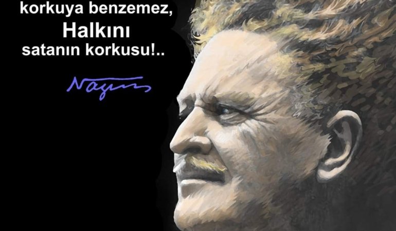 Öznur Kalender, Nazım Hikmet’i çizdi…