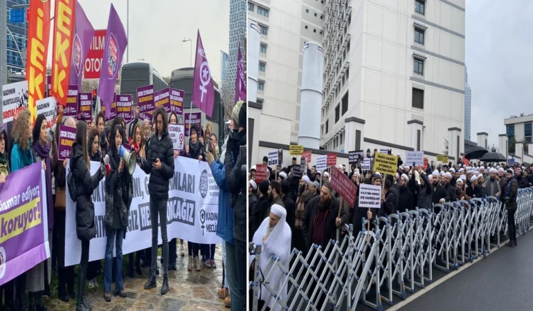 Kadın kuruluşları MAĞDUR, gericiler SUÇLULAR için destek gösterisi yaptı! 6 Yaşındaki çocuğa tecavüz davasına yayın yasağı getirildi!