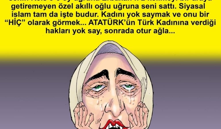 Öznur Kalender Çizdi: Şimdi otur ağla…