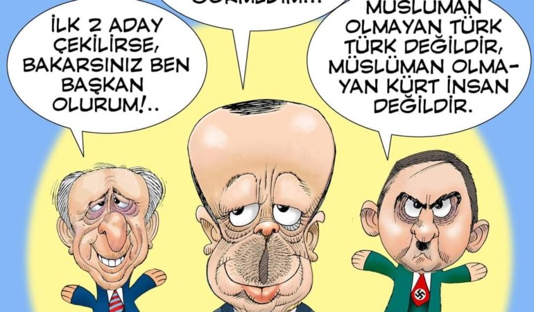 Öznur Kalender Çizd: Muharrem 100.000 imzayı toplamış 13. cumhurbaşkanı (!) Tartışmasız Muharrem…
