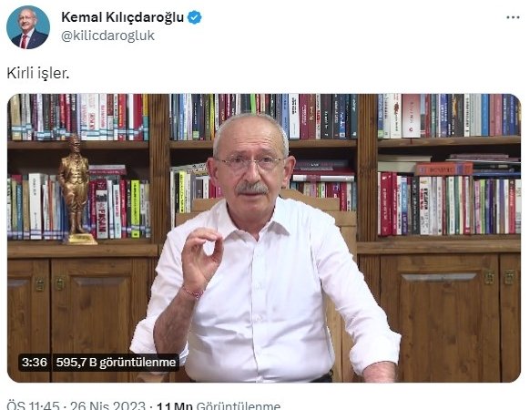 Kemal KILIÇDAROĞLU, “Kirli İşler” Videosunu Yayınladı