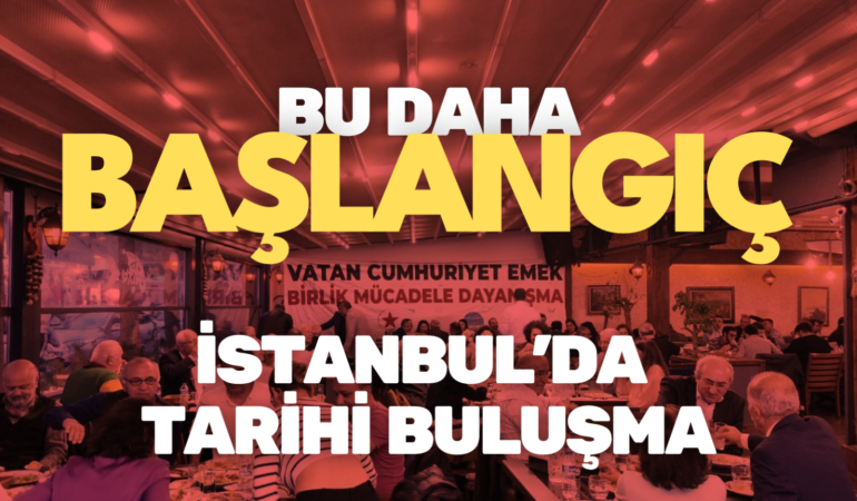 Sosyalist hareketin köklü temsilcileri Sosyalist Cumhuriyet Partisi ve Toplumcu Kurtuluş Partisi buluştu