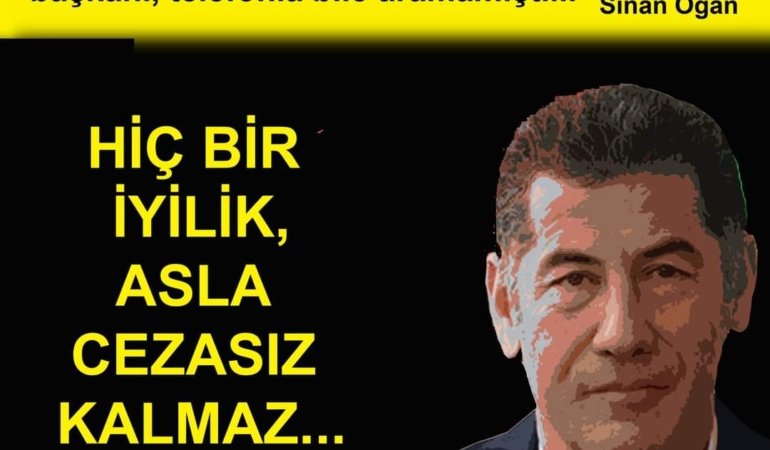 Öznur Kalender, Sinan Oğan’ı çizdi: Hiçbir iyilik, cezasız kalmaz…