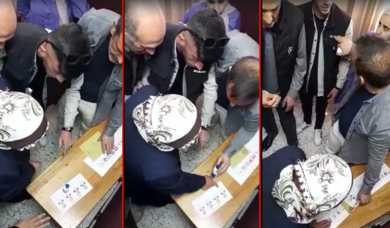 Erzurum’da Açık Oy Kullandılar