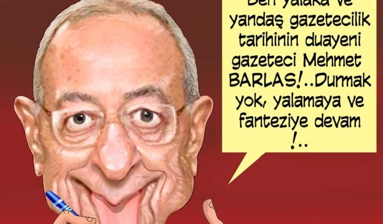 Öznur KALENDER, Mehmet BARLAS’ı Çizdi:Hayatı boyunca, nefretle yaşadı ve nefretle gitti…