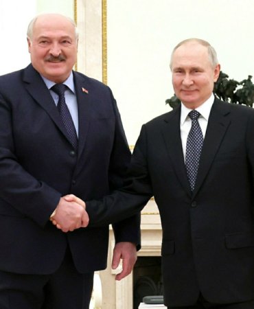 President of Belarus Lukashenko visits Russia - 5 April 2023