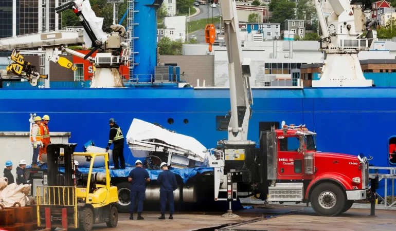 TİTAN’ın Enkazı ve Kaybolan Yolculara Ait Olduğu Varsayılan İnsan Kalıntıları İncelendi