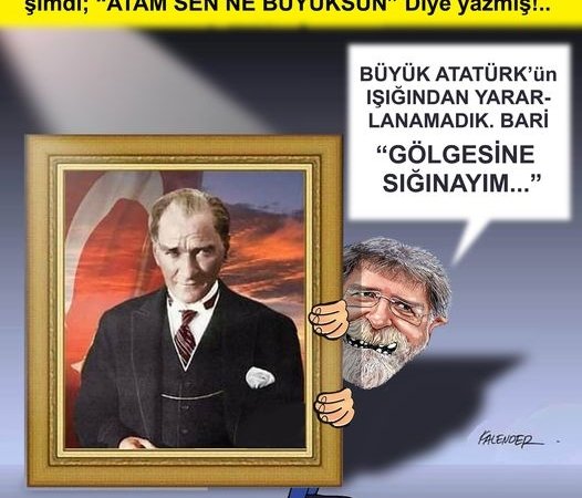 Öznur Kalender, gazeteci Ahmet Hakan’ı çizdi…