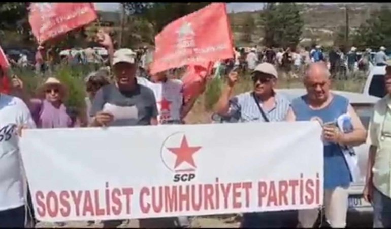 Sosyalist Cumhuriyet Partisi, AKBELEN’deki Çevre Katliamına Karşı Eylem Yaptı!