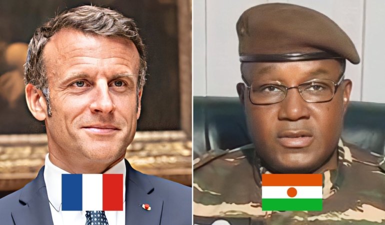 NİGER’de halk, Fransa’nın Niamey Büyükelçisi’nin ülkeyi terk etmesi için protesto gösterileri yapıyor