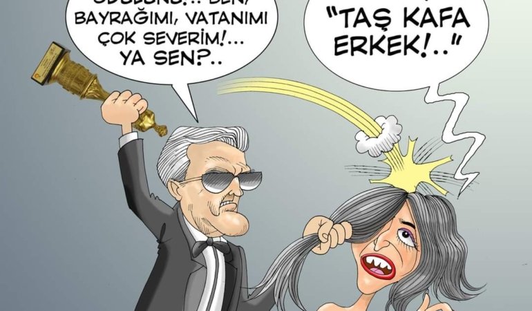 Öznur Kalender, Tamer Karadağlı’yı çizdi…
