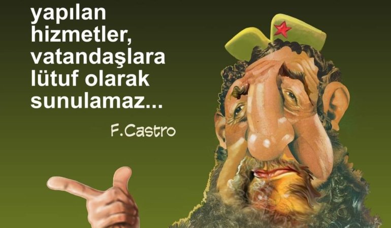 Öznur KALENDER, Fidel CASTRO’yu çizdi…