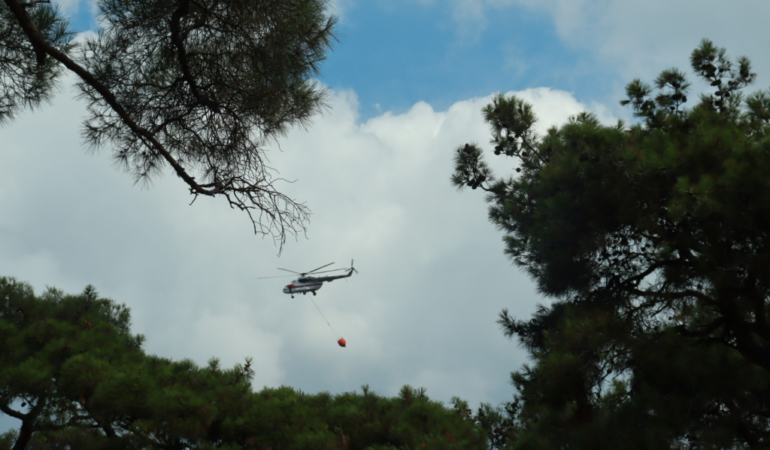 ADALAR’DA YANGIN TATBİKATI YAPILDI