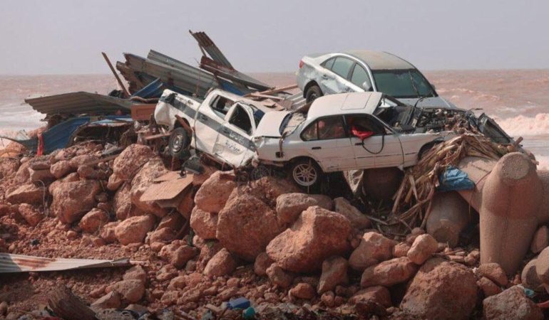 Libya’da Büyük Sel Felaketi! 2000 ölü, 7000 kayıp…