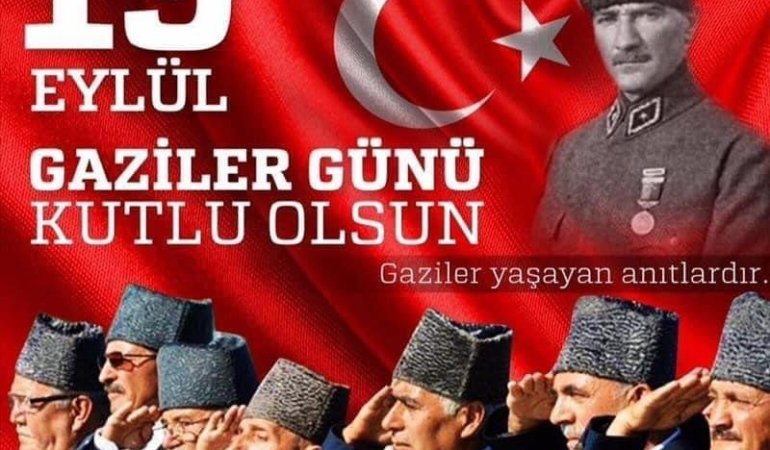 Vecdet Öz: “BUGÜN GAZİLER GÜNÜ”