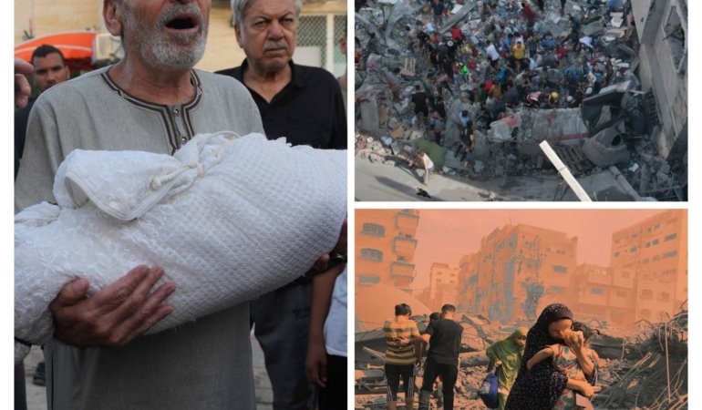 İsrail, Gazze’nin güneyine kaçan sivilleri bombalıyor