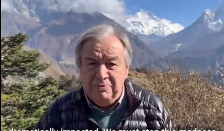 BM Genel Sekreteri Guterres, küresel ısınma uyarısı yaptı: Çılgınlığı durdurun!