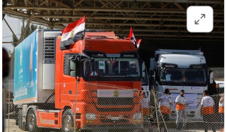 Acil durum konvoyunun Gazze’ye ulaşmasının ardından, İsrail saldırılarını arttıracağını açıkladı