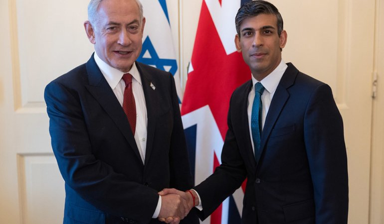 İngiltere Başbakanı Rishi Sunak’tan İsrail Başbakanı Netanyahu’ya tam destek! Sunak: “Sivillere zarar vermemek için her türlü tedbiri aldığınızı biliyorum”
