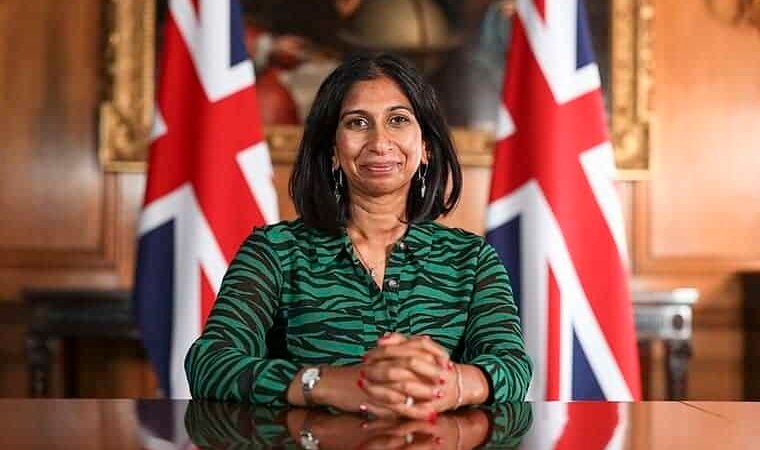 İngiltere İçişleri Bakanı Braverman, Filistin yanlısı gösterileri, “nefret yürüyüşleri” olarak tanımladı