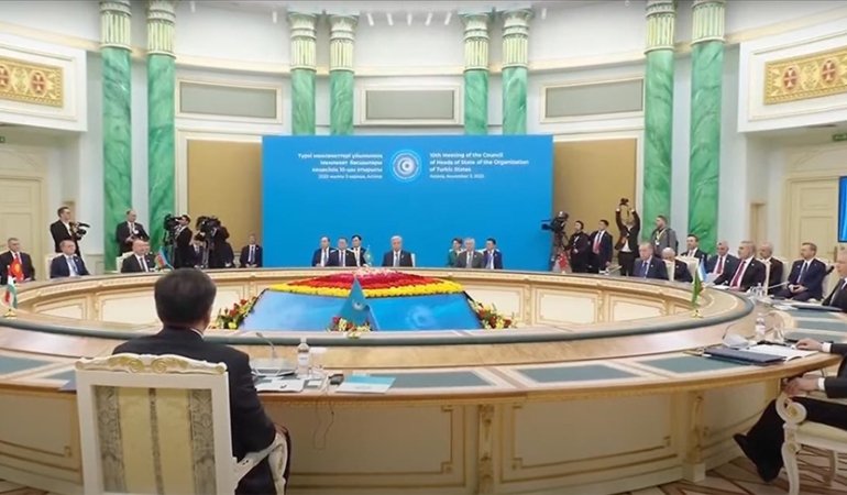 Türk Devletleri Teşkilatı Devlet Başkanları Konseyi 10’uncu Zirvesi, Kazakistan’ın başkenti Astana’da toplandı