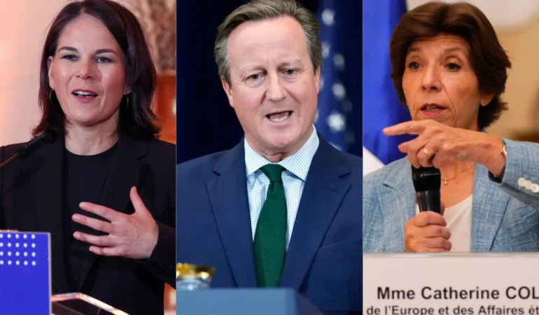 İngiltere, Almanya ve Fransa’da kamuoyu baskısı İsrail’e Ateşkes çağrısına yol açtı. Dışişleri bakanlarından ortak makale…