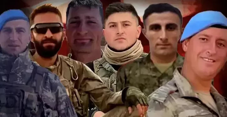 Şehit 6 asker ebediyete uğurlanıyor