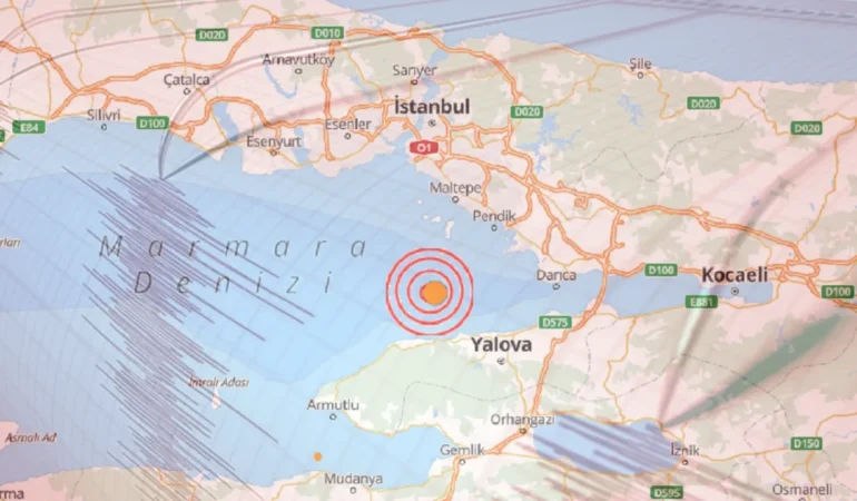 Yalova’da 4 büyüklüğünde deprem!
