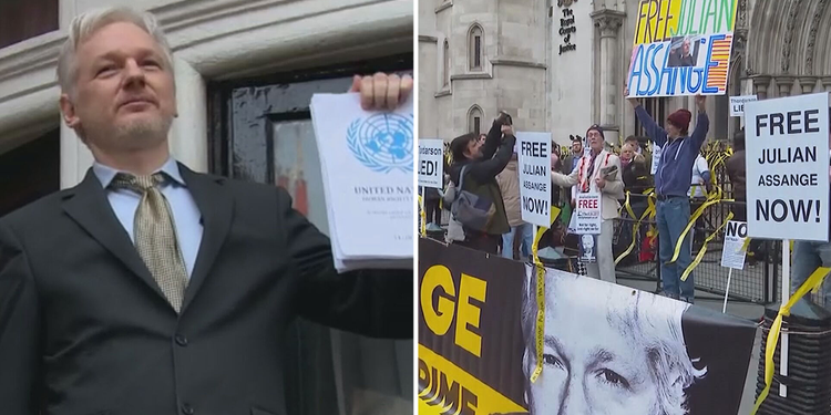 İngiltere’ye Wikileaks’in kurucusu Julian Assange’ın ABD’ye iadesinin durdurulması için çağrı yapıldı
