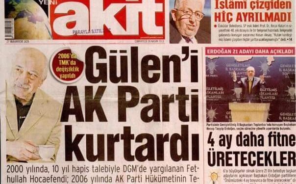 Vecdet Öz: FETÖ’NÜN SİYASİ AYAĞINI İLK TELAFFUZ EDEN AKİT GAZETESİ OLMUŞTUR.!