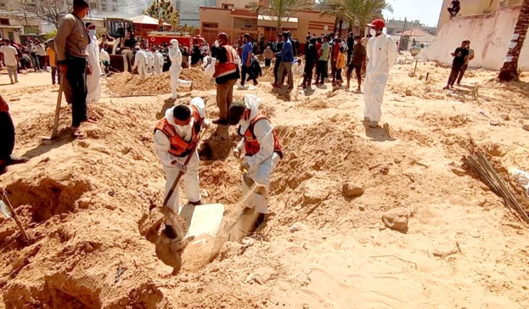 Gazze’de Toplu Mezar Araştırması talep ediliyor
