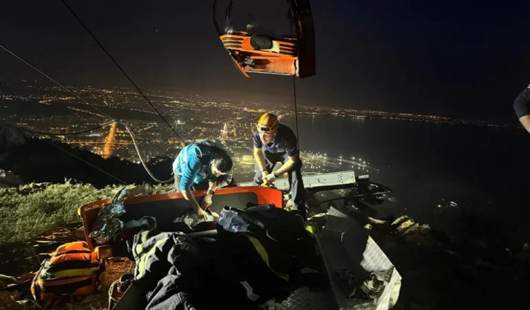 Antalya’daki Teleferik kazasında 1 kişi öldü, mahsur kalanlar kurtarıldı