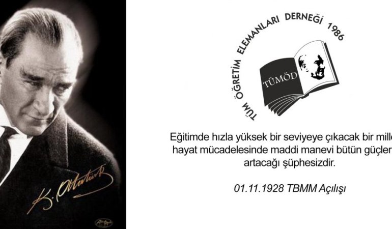 TÜMÖD, 23 Nisan Ulusal Egemenlik ve Çocuk Bayramı’yla ilgili basın açıklaması yayınladı