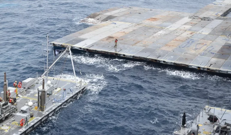 Filistin, ABD’nin Gazze’ye inşa ettiği Yüzer Liman ile ilgili açıklama yaptı: Filistinlilerin Tehciri olabilir!