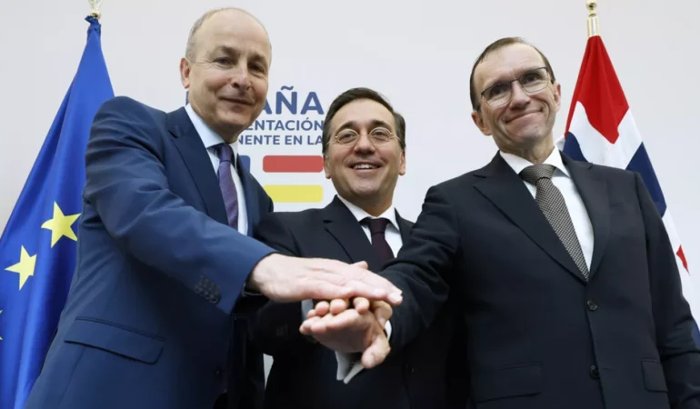 Filistin Devleti, İspanya, İrlanda ve Norveç tarafından resmen tanındı