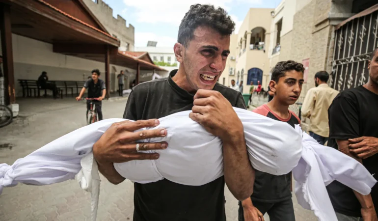 Gazze’nin kuzeyindeki tahliye bölgesinde ölümcül çatışmalar sürüyor