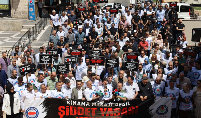 Öldürülen okul müdürünün ardından, Öğretmenler CAN GÜVENLİĞİ için iş bıraktı, TBMM’ye yürüdü!